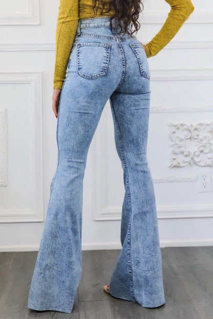 Flare Away - High Rise Flare Jean