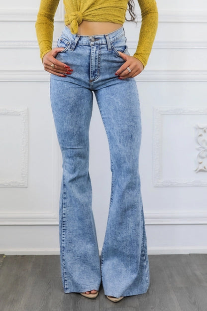 Flare Away - High Rise Flare Jean