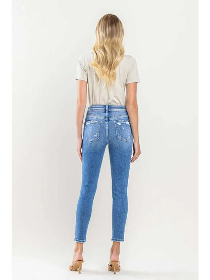 Vervet - High Rise Crop - Skinny Jeans