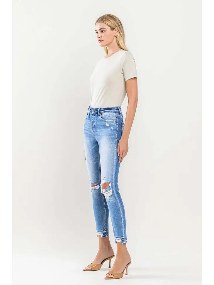 Vervet - High Rise Crop - Skinny Jeans