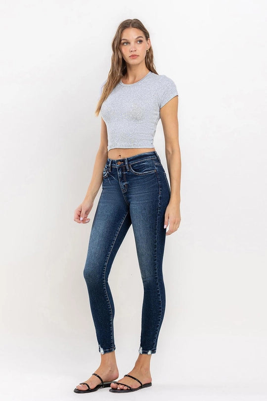 Vervet Haylie High-Rise Ankle Skinny